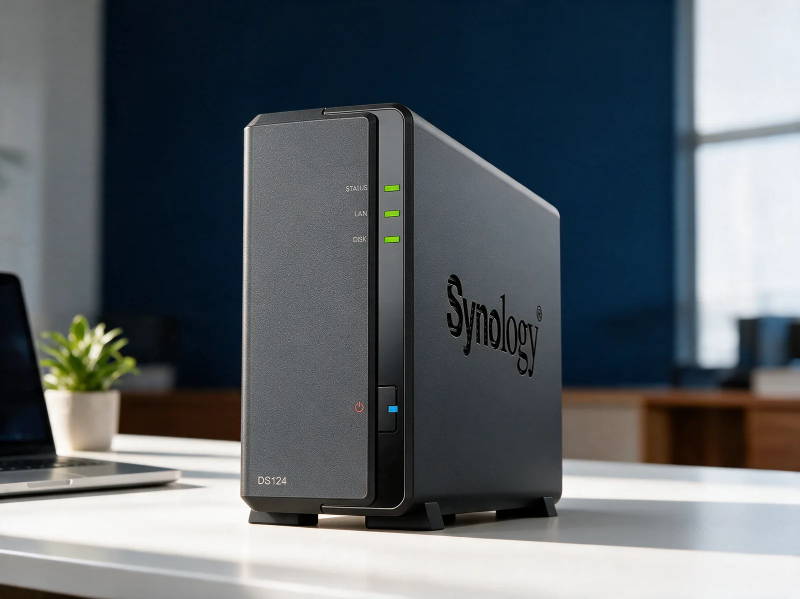시놀로지 Synology DS124 1bay 사무실 설치 예시